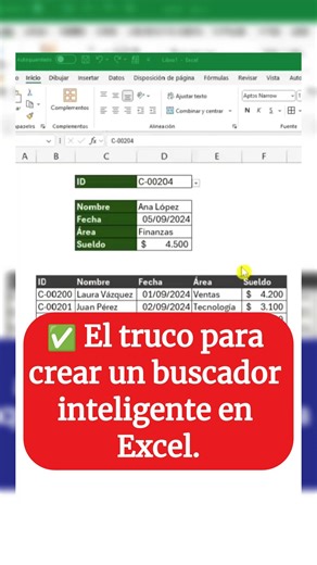 ✅El truco para crear un buscador inteligente en Excel 😱📊 #excel #microsoftexcel #excelavanzado #reelviral #foryou | Aprende Excel desde Cero