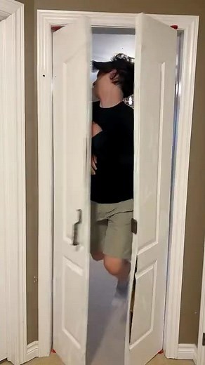 Revolving bedroom door