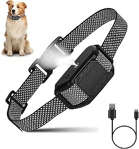 KOCASO Humane Citronella Dog Bark Collar - Adjustable Sensitivity Spray Bark Collar for Small Medium Large Dogs, IP65 Waterproof Design (Spray Not Included) - Effective Anti Barking Control Solution