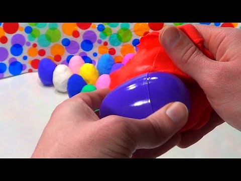 Play Doh Surprise Easter Eggs!