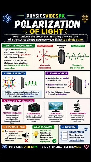 Polarization of light #physicsvibespk #explorephysics #physics #neet #fscphysics