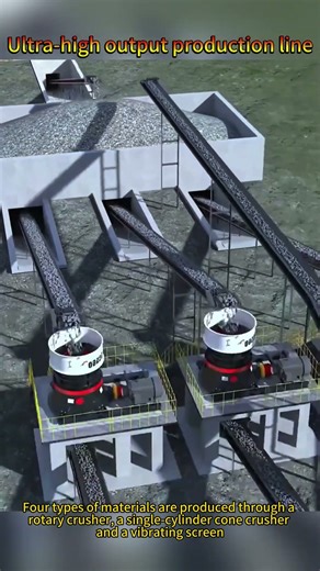 Ultra-High Capacity Ore Processing Line: Versatile & High-Yield! ⚙️#machine #sand #stone #crusher