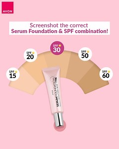 Ready to test your makeup expertise? 🙌🏼 Screenshot the right #SerumFoundation and SPF combination! 📸 Don’t forget to share your screenshots below. ☀️ | Avon Philippines