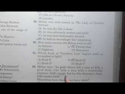 Tgt pgt DSSSB kvs nvs DSSSB ssc NET english literature comptition exam questions