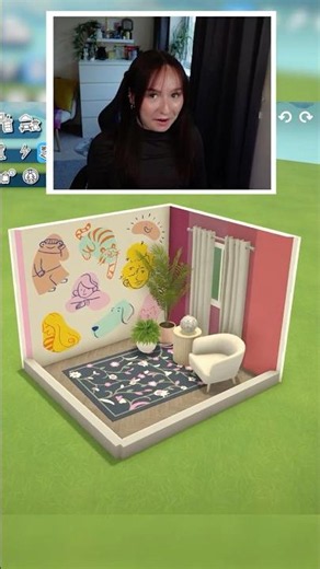 I made CUSTOM WALLPAPERS from REAL IMAGES in Paralives #paralives #building #tipsandtricks #gifted