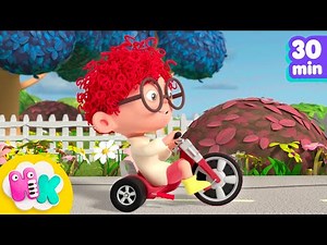 I Love To Ride My Bicycle 🚲 Bike Song for Kids | HeyKids Nursery Rhymes
