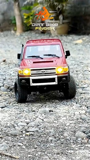1:12 RC Toyota Land Cruiser Comes to the Rescue! KX 450 Off-Road Mission #shorts #dirtbike #offroad