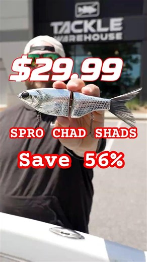 👀LOOK At The LOW Pricing On SPRO KGB Chad Shads At Tackle Warehouse!! Save While Supplies Last!!