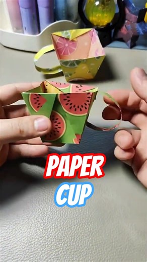 Paper Cup Tutorial #diy #craft