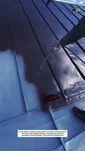 Metal Roof Painting Process | Satisfying Protective Coating
