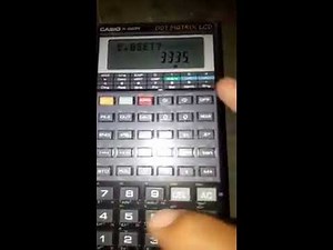 Program casio fx 4500 part 3
