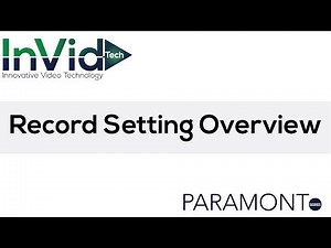 Record Setting Overview Training