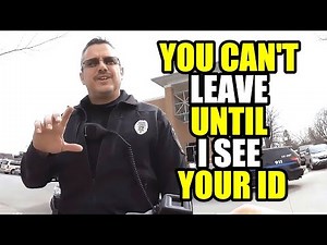 Cop Gets Put In His Place By Smart Citizen Who Knew The Laws! ID Refusal/First Amendment