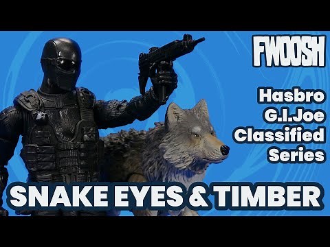 G. I. Joe Snake Eyes and Timber Alpha Commandos Hasbro Classified Series Action Figure Overview