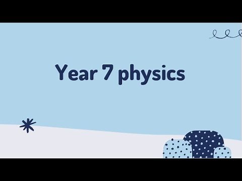 Energy stores and transfers