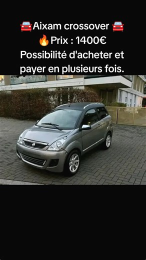 A vendre : Aixam crossover à 1400€ avec options de paiement