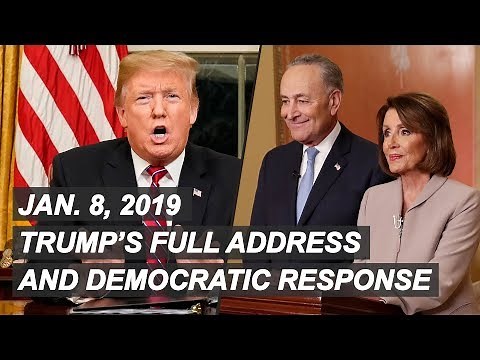 Watch President Trump's Full Immigration Address And Response From Democrats | NBC News