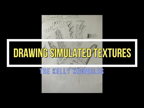 How to Draw Simulated Textures!