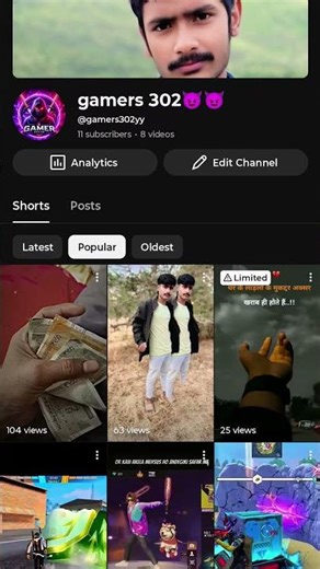 YouTubehttps://m.youtube.comTrend ✔️ मुसीबत 1M💪100k ⎙50k 20k♥️10k lIke comment save share Mayank ...