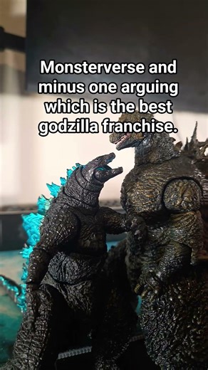 monsterverse and minus one argue. #godzilla #superkongjumper #godzillakong #actionfigures