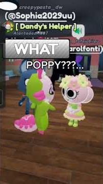 WHAT'S HAPPENING WITH POPPY? #roblox #dandysworld #horror