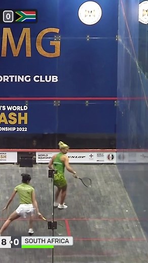 Women's Shot of the Year in Squash