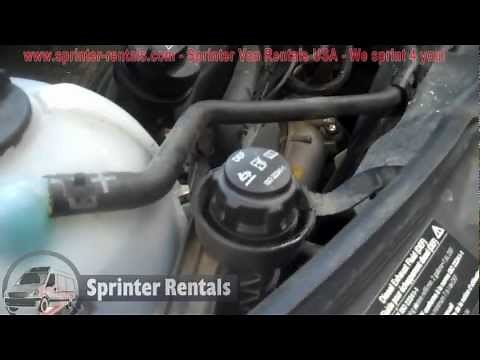 How to fill up DEF fluid on a Sprinter Van, refill Ad Blue on a Mercedes Benz Sprinter diesel engine