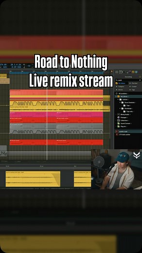 We’re finishing this one today 😤 Road To Nothing remix stream tonight at 7pm CET (countdown in story) be there 😚 | Fox Stevenson