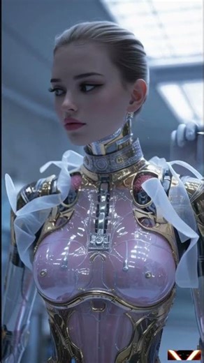 Humanoid Cyborg Ai Robot Girl Future Scientist | Sci-Fi Cinematic #robotgirl #beautiful #girl #ai