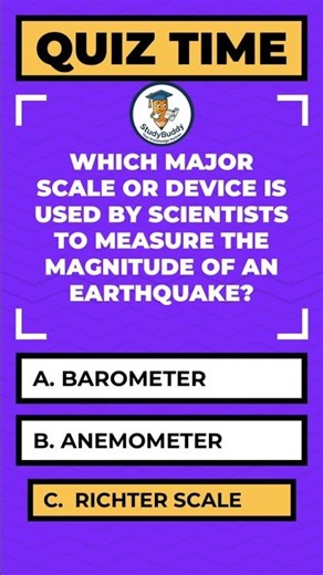 How Do Scientists Measure Earthquakes? 🌋📉 Quiz Time #shortsfeed