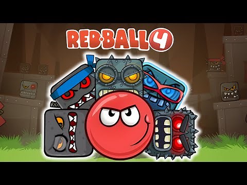 Red Ball 4 - Full Game 100% Walkthrough - All Levels - All Gold Medals - All Gold Clocks