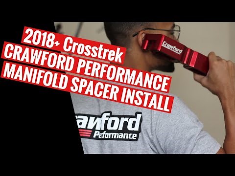Installing A Manifold Spacer On A Subaru Crosstrek!