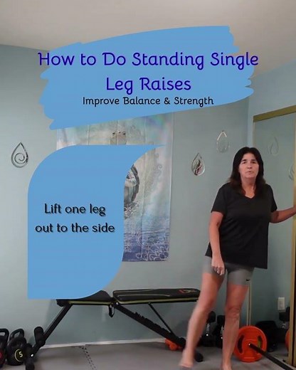 Standing Leg Raise — Balance & Core Strength (Beginner Tutorial)
