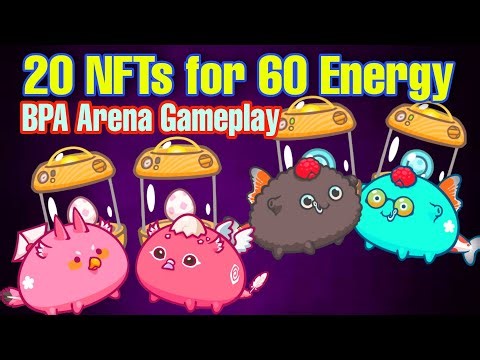 Axie Infinity 60 Energy Grind | BPA Arena Gameplay | I Breed Axies for Energy (Tagalog)