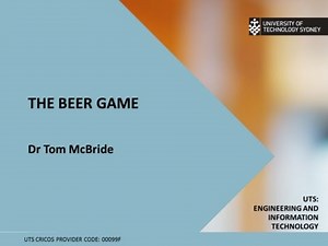 Systems theory Beer game