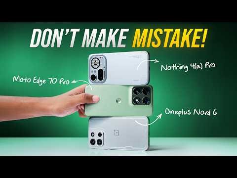 Motorola Edge 70 Pro: Better than Nothing Phone 4a Pro & OnePlus Nord 6?