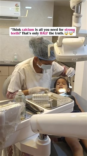 Dr Heena Kuhad Jain|Dentist in Kalyan on Instagram: "Most people think calcium = strong teeth, but the truth is… Calcium alone does NOT make your teeth strong. Your teeth rely on a team of nutrients: 🦷 Vitamin D — Helps your body absorb and use calcium effectively 🦷 Phosphorus — Essential for enamel structure 🦷 Magnesium — Balances calcium and supports enamel formation 🦷 Vitamin C — Keeps gums healthy and supports collagen 🦷 Fluoride — Protects enamel and helps remineralization 🦷 Protein —