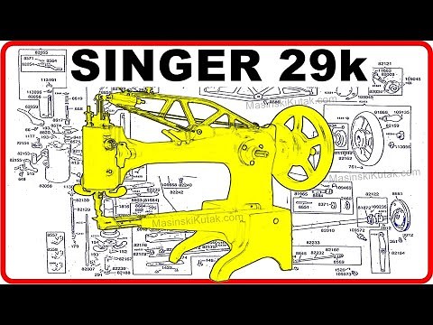 Singer 29k Parts Diagram & Service Manual / Singer Parts List & Service Manual pdf