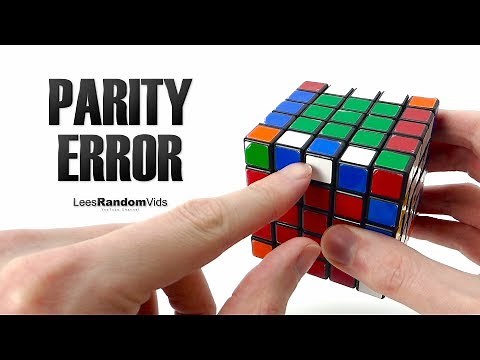5x5 Rubik's Cube - Edge Pairing Parity Error Solution