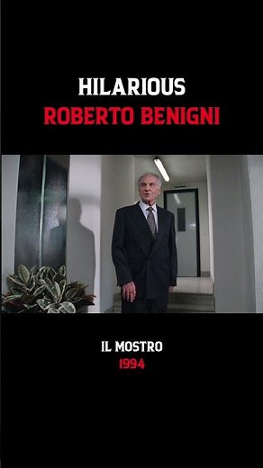 Hilarious Roberto Benigni 😂 Il Mostro 1994