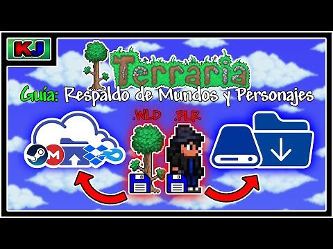Guía para hacer respaldo de mundos y personajes ☁ 💾 - Terraria 1.4.3 - [Solo en PC Windows]