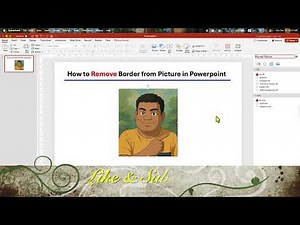 How to Remove Border from Picture in Powerpoint