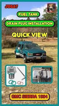 Fuel Tank Drain Plug Upgrade for 1990s GMC and Chevy Diesel Trucks