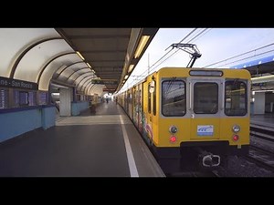 Italy, Naples, train ride from Frullone - San Rocco to Chiaiano-Marianella