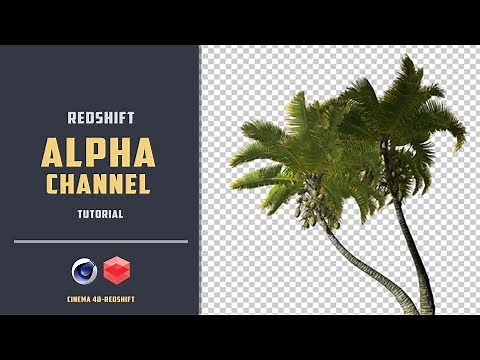 Import textures with alpha channel in REDSHIFT [CINEMA4D TUTORIAL]