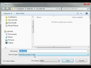 HTML Tutorial 01 - Basic Web Page