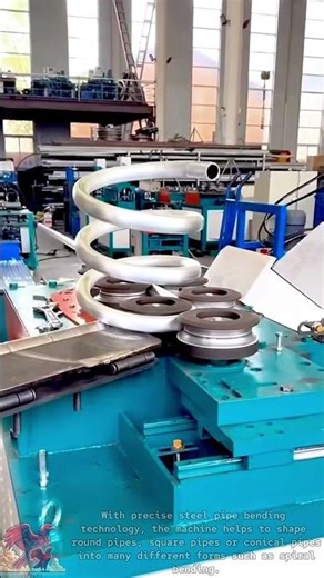 Modern high-tech steel pipe bending machine || Processing tools