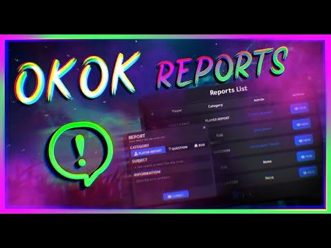 okokReportsV2 - The #1 Best-Selling Report System in FiveM