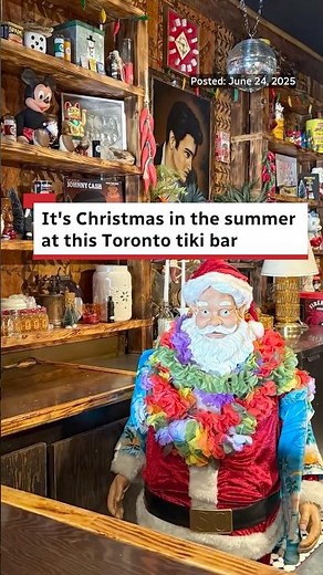 It's hot — but this Toronto bar is celebrating Christmas
