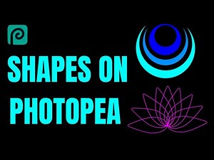Master Three Shapes Techniques in Photopea for GREAT Designs